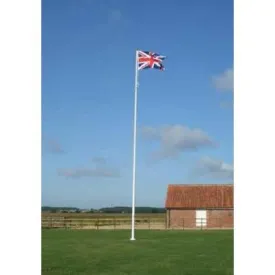 10 metre Deluxe Fibreglass Flagpole with Internal Halyard System