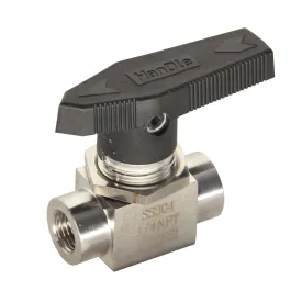 1/4'' Female NPT Ball Valve Stainless Steel 304 Clearance AS IS