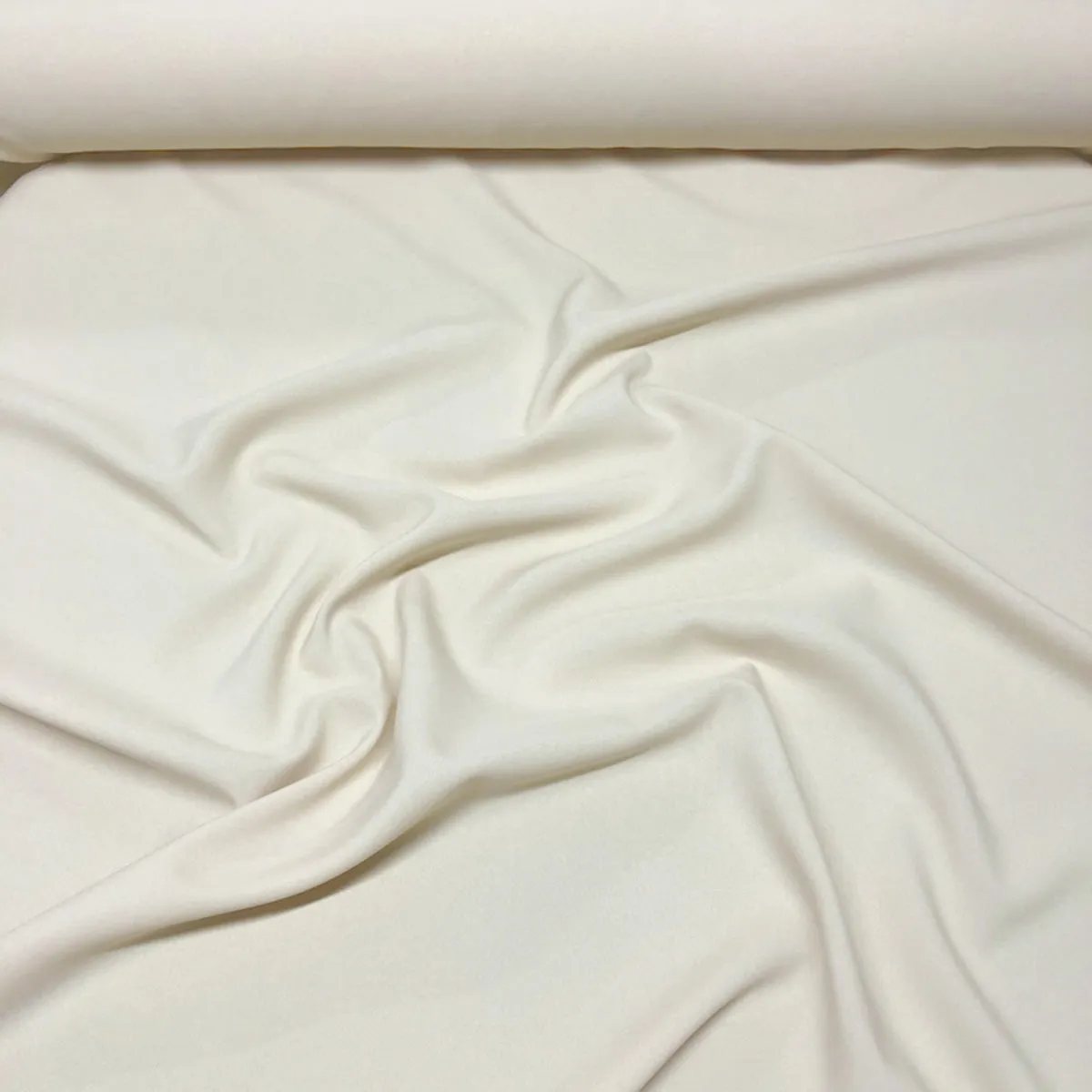 1pc - Premium Poly (Poplin) Table Linen 58"x58" Square - Ivory 1111