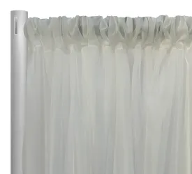 1pc - Voile Drapery Panel in 30' Tall x 118" Wide - White