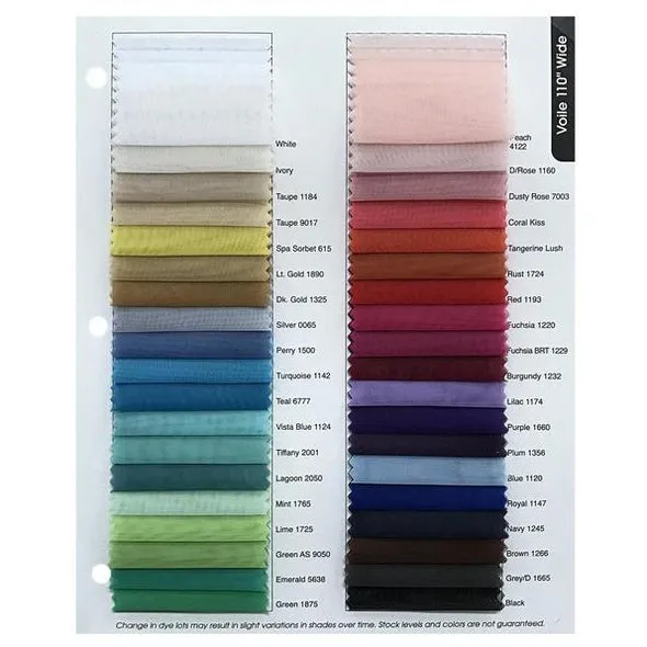 1pc - Voile Drapery Panel in 30' Tall x 118" Wide - White