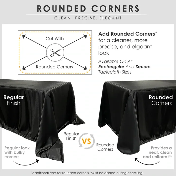 2pcs - Bridal Satin Table Linen 100"x130" Banquet - Camel 249