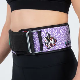 2POOD - 4" Weightlifting Belt - When Pigs Fly by Danielle Brandon