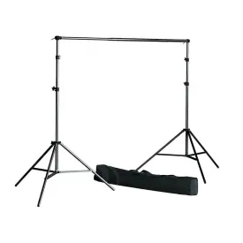 2x4m Dual Grey/White Vinyl Drop Telescopic Background Support