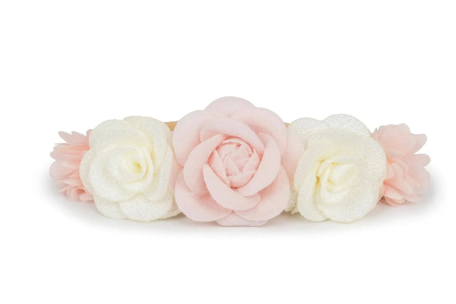 3PCS Baby Girl Flower Headbands Set Elastic Bow Hair Band Handmade Bow For Newborn Infant Toddler Pack