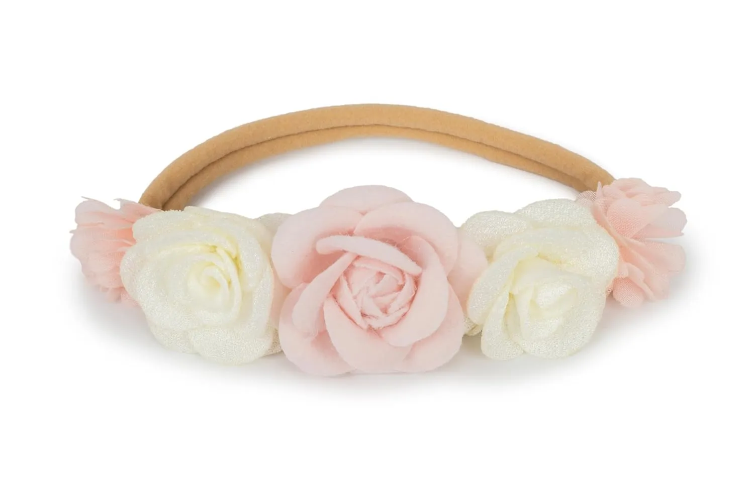 3PCS Baby Girl Flower Headbands Set Elastic Bow Hair Band Handmade Bow For Newborn Infant Toddler Pack
