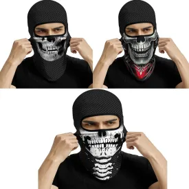 3PCS Balaclava Full Face Mask Ski Scarf Sun UV Protection Motorcycle Cycling Hood Men Women Outdoor Sports Covering