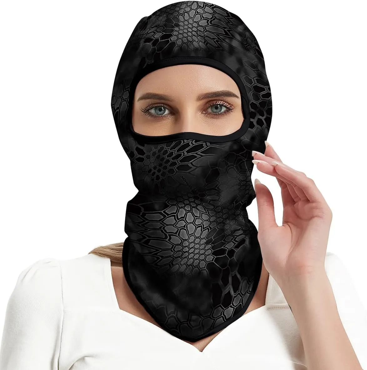 3PCS Balaclava Full Face Mask Ski Scarf Sun UV Protection Motorcycle Cycling Hood Men Women Outdoor Sports Covering