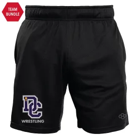 8" Mesh Shorts-Unisex--Dayton Christian- Black Design