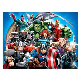 Avengers:  Group Realbig Mural        - Officially Licensed Marvel Removable Wall   Adhesive Decal