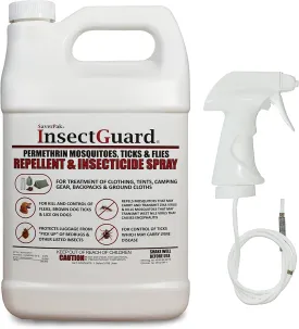 $averPak InsectGuard Permethrin Mosquitoes, Ticks and Flies Repellent & Insecticide Spray Gallon (128oz)