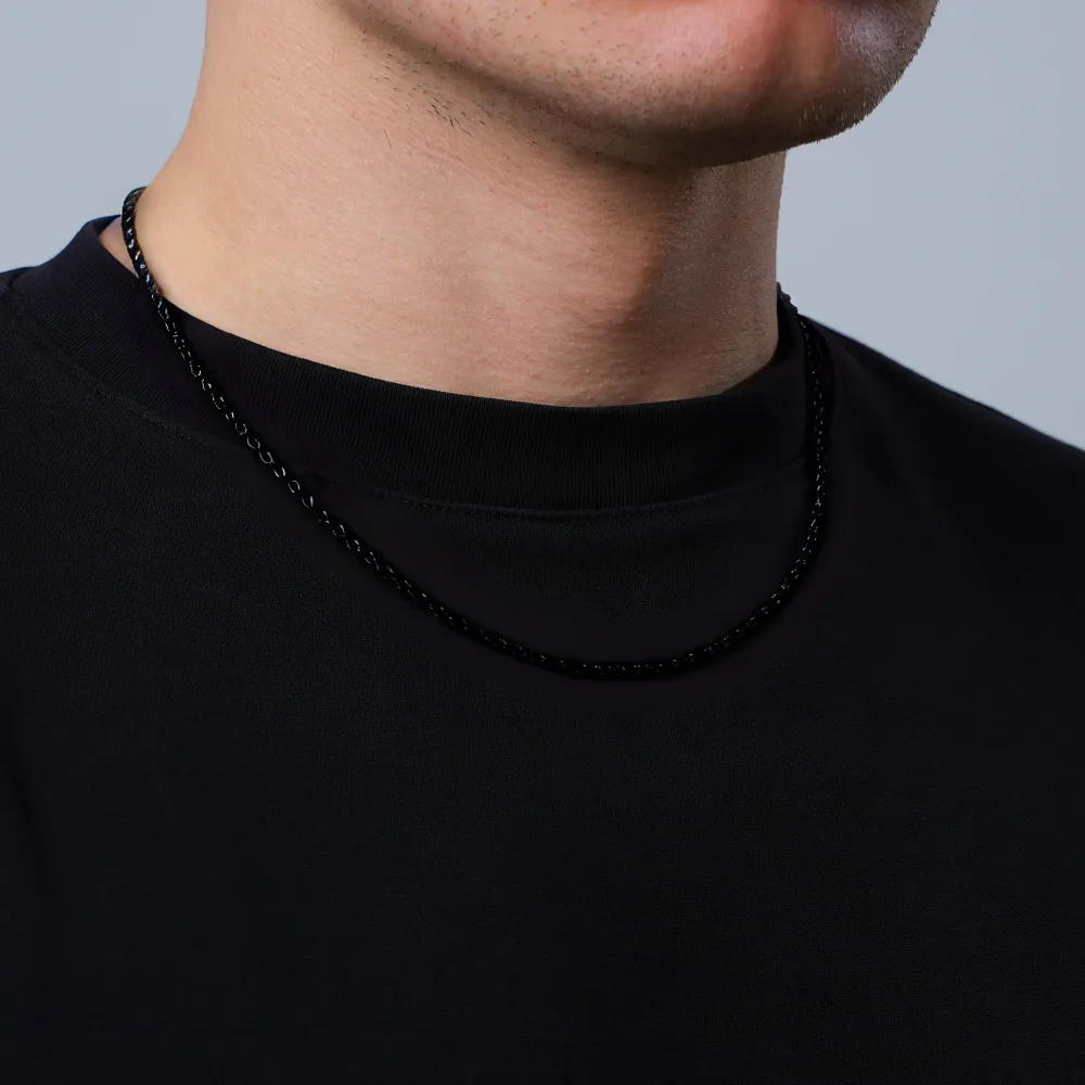 Black Rope Chain (2.5MM)