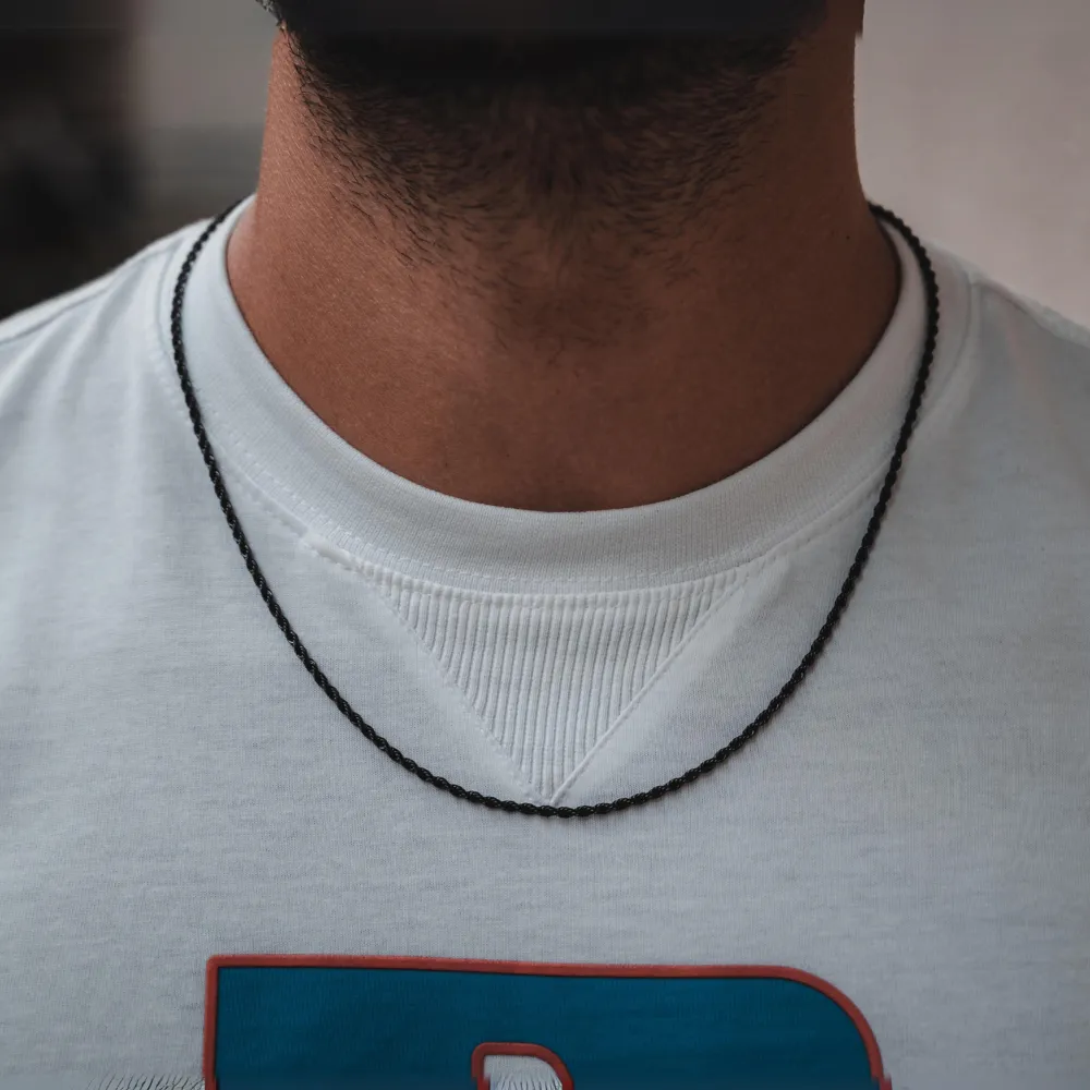 Black Rope Chain (2.5MM)