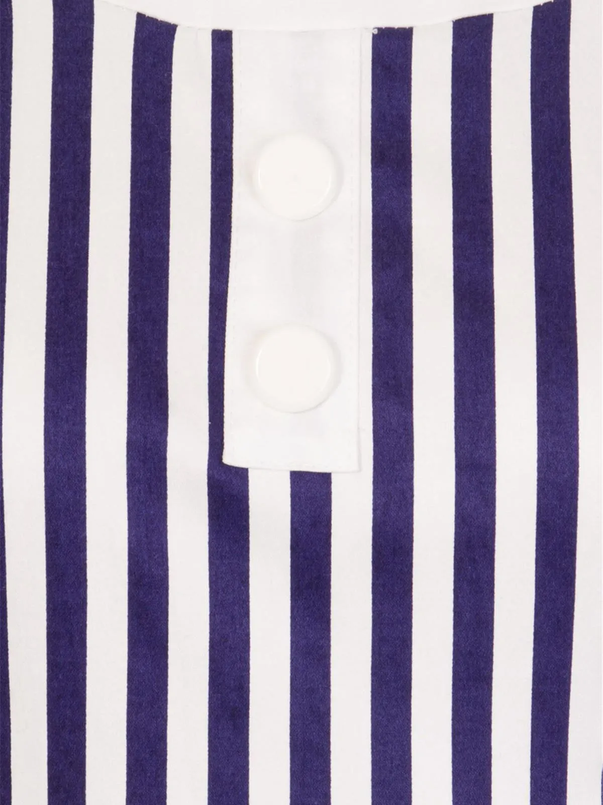 Blue Nautical Stripe Classic Vintage Style Swing Dress