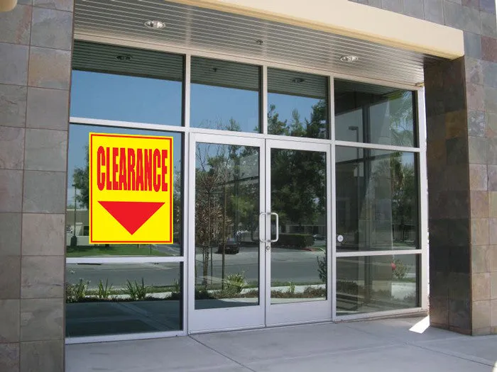 Clearance 18"x24" Store Business Retail Promotion Signs