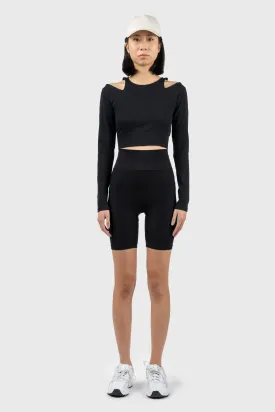Crop Top with Cut Out Detail