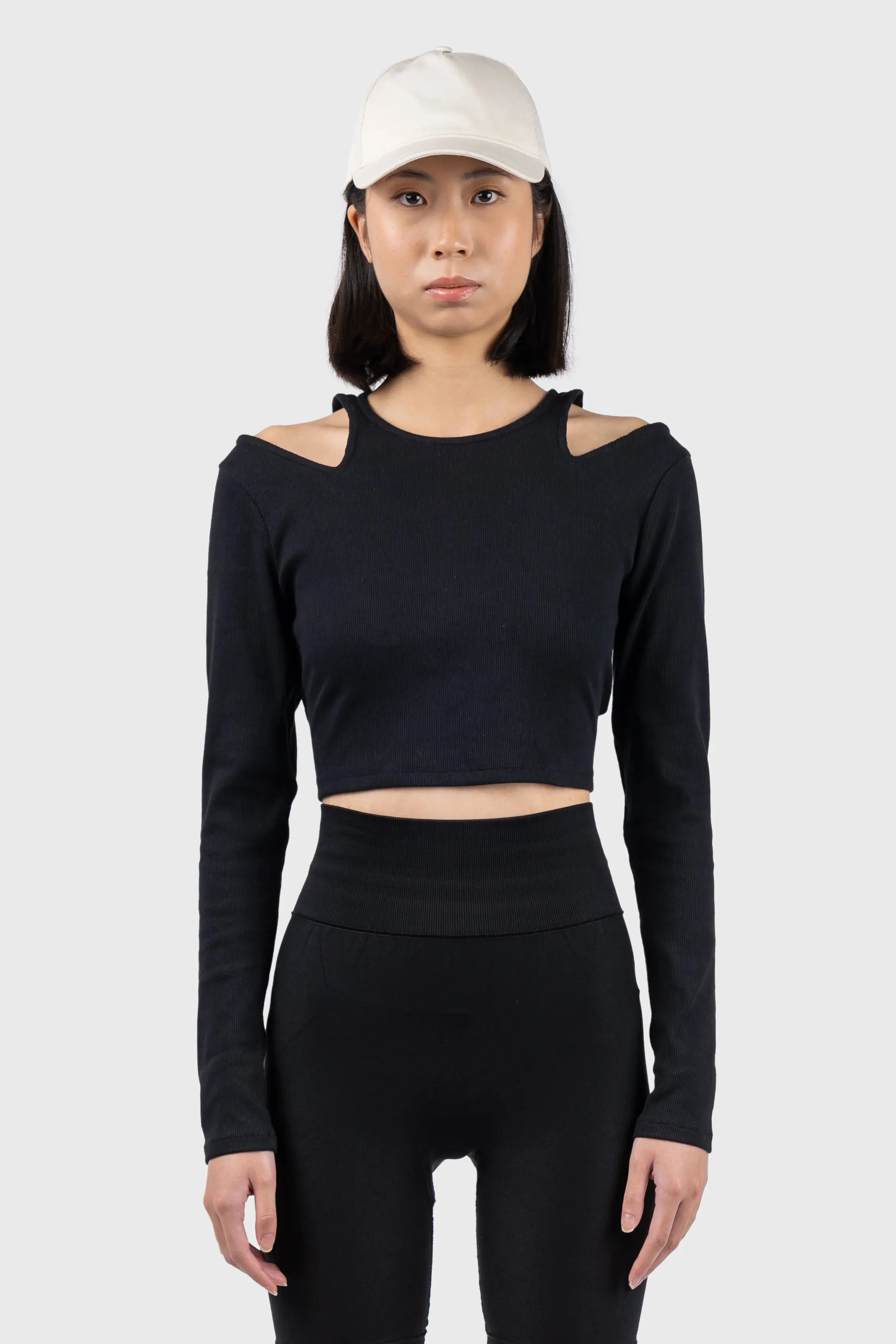 Crop Top with Cut Out Detail