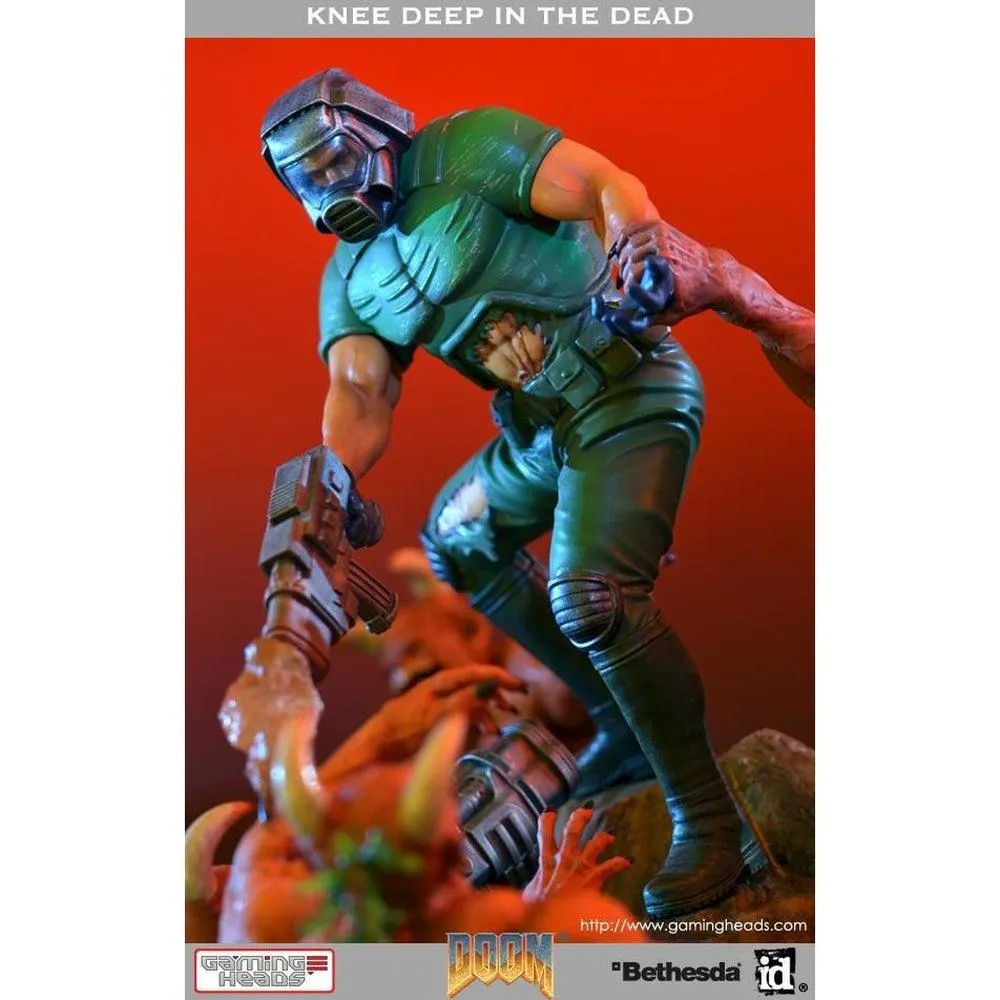 Doom: Knee Deep In The Dead Statue Diorama by Gaming Heads