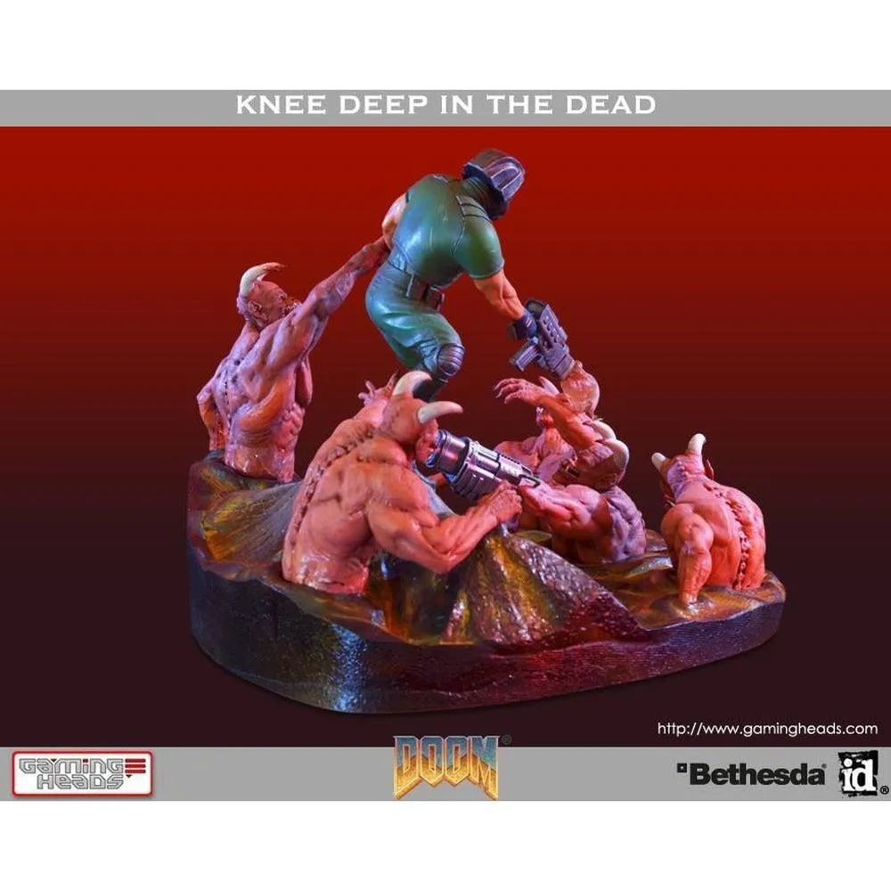 Doom: Knee Deep In The Dead Statue Diorama by Gaming Heads