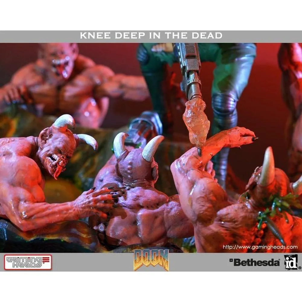 Doom: Knee Deep In The Dead Statue Diorama by Gaming Heads