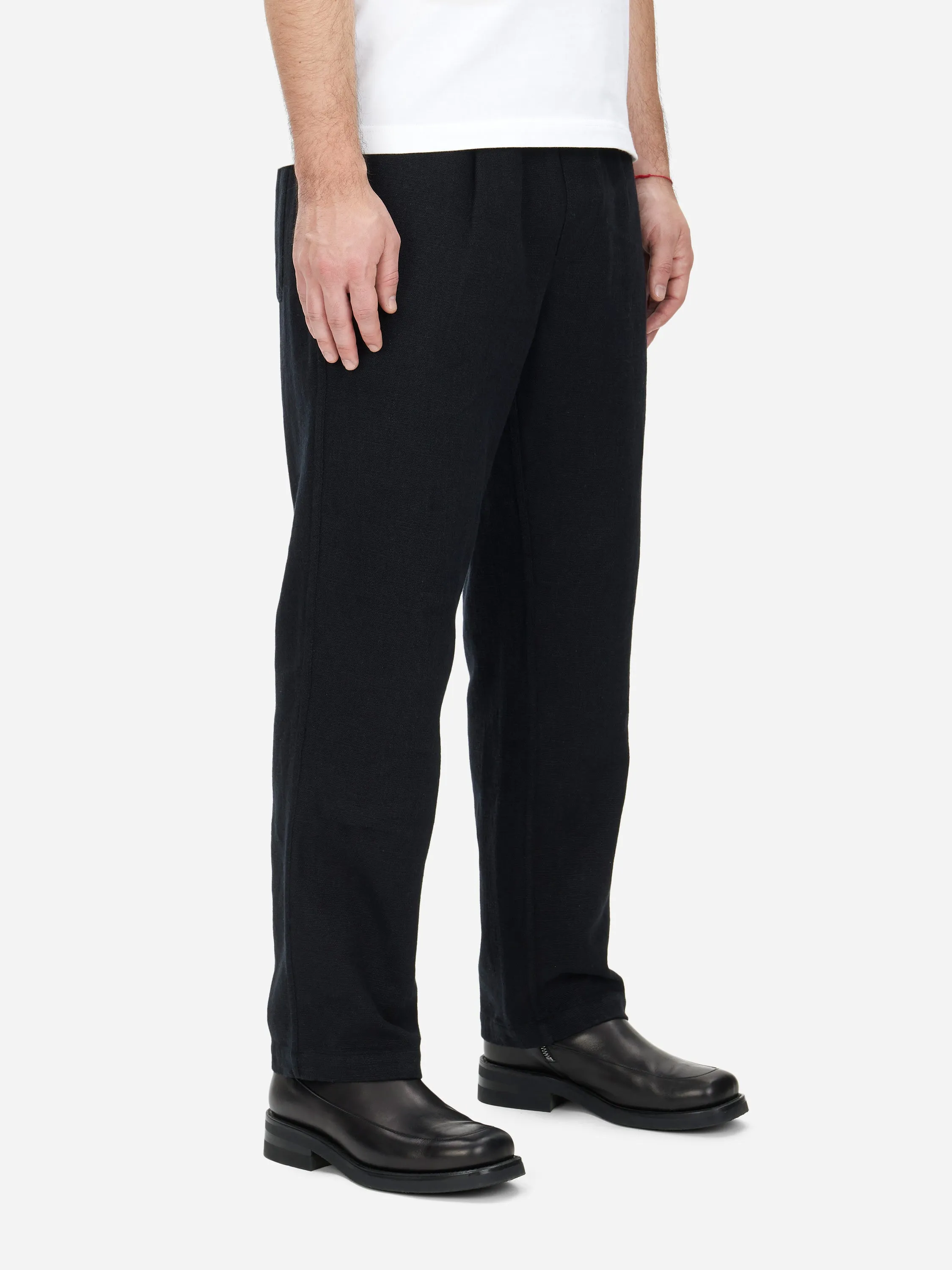 Easy Pant ~ Black Cotton/Linen