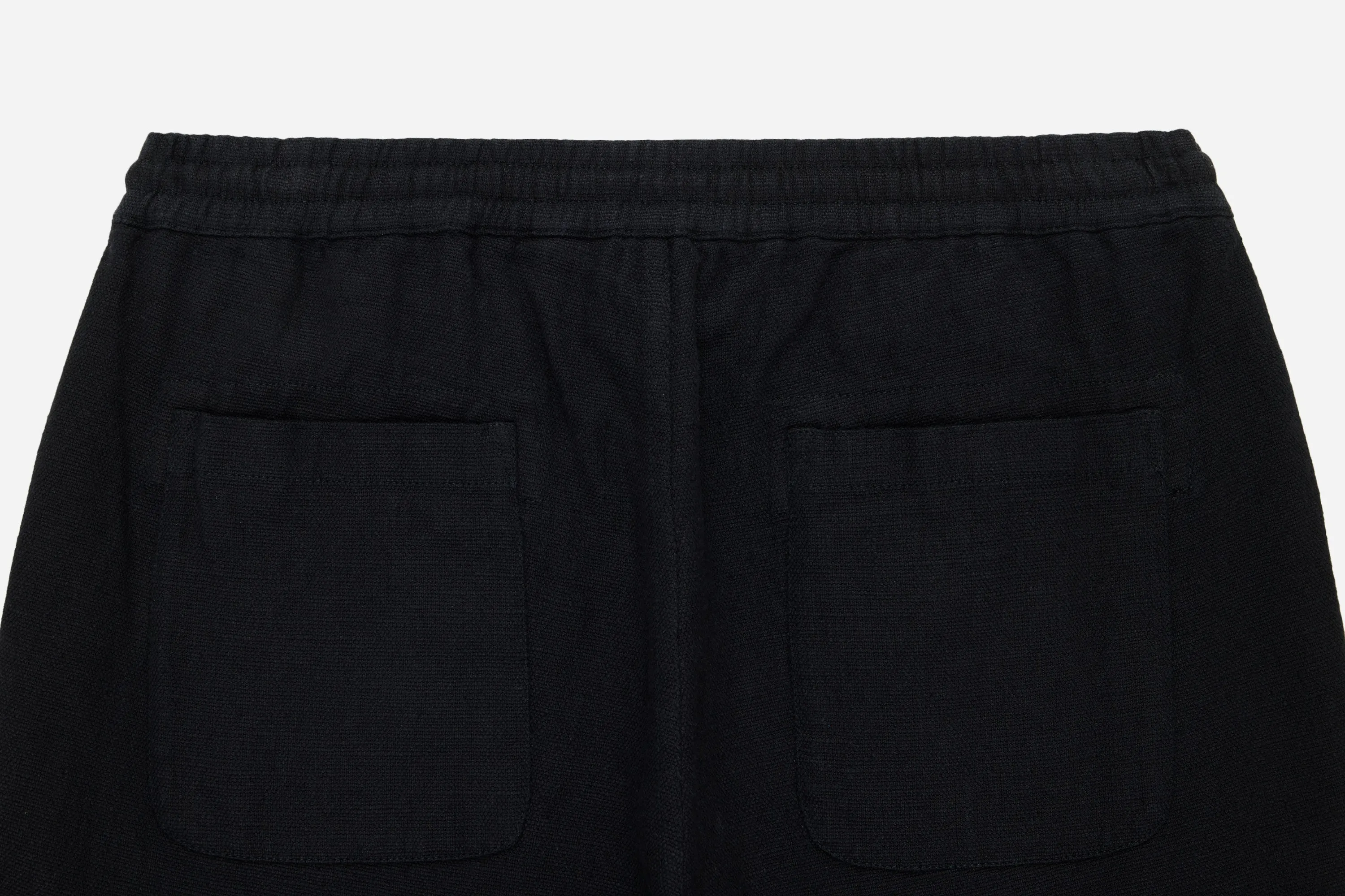 Easy Pant ~ Black Cotton/Linen