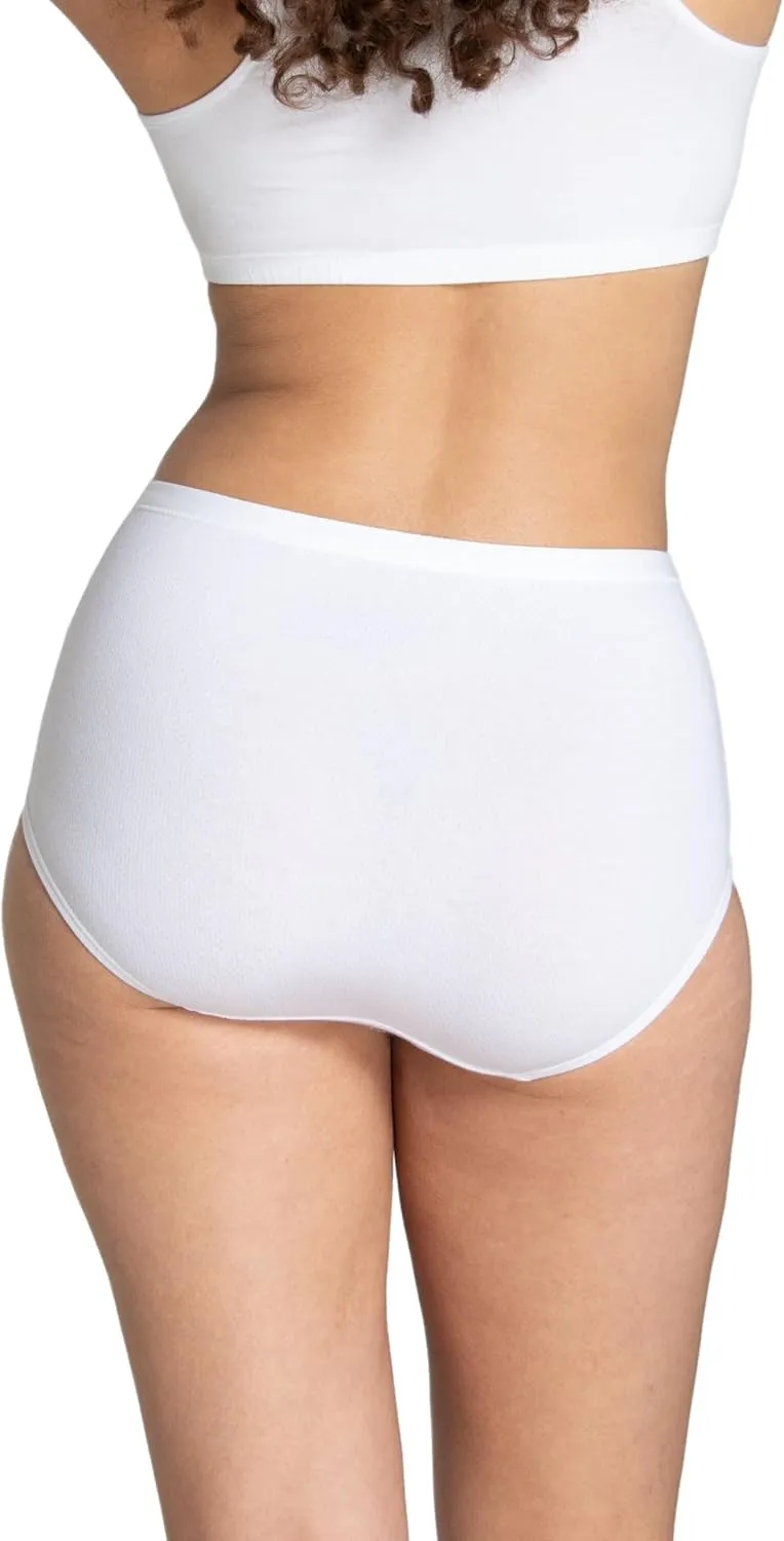 Fruit of the Loom Women's Breathable Underwear, Moisture Wicking Keeps You Cool & Comfortable, Available in Plus Size
