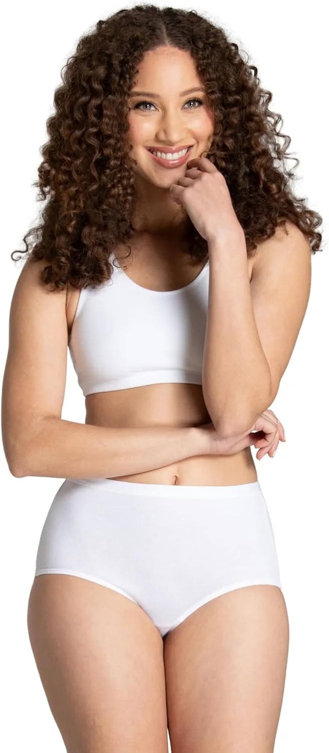 Fruit of the Loom Women's Breathable Underwear, Moisture Wicking Keeps You Cool & Comfortable, Available in Plus Size
