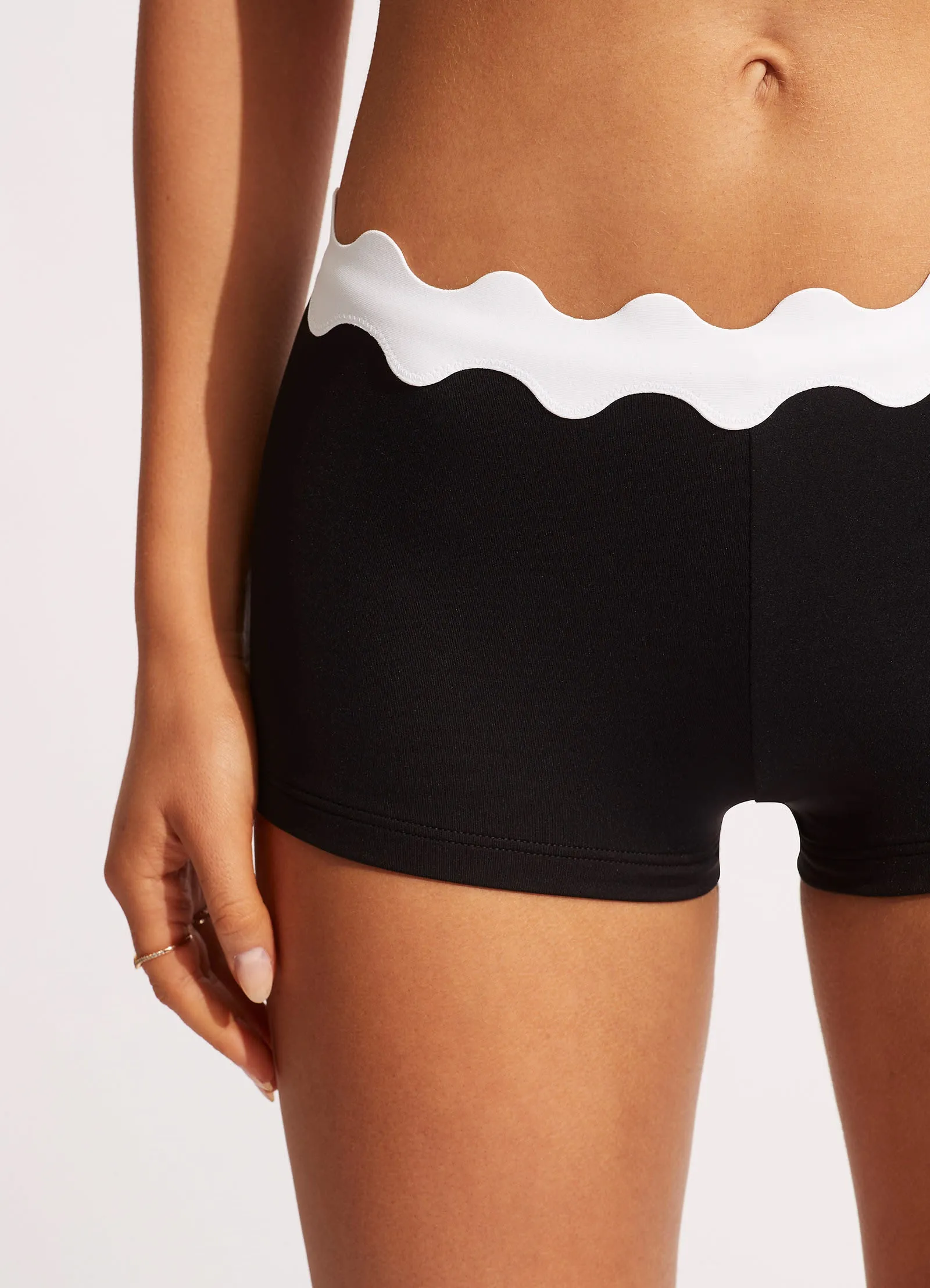 Gia Ric Rac Boyleg - Black