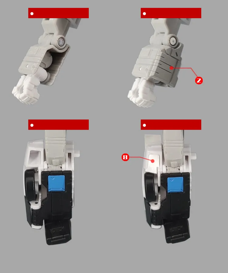Go Better Studio GX-30C GX30C Upgrade Kit / Gap fillers for  Legacy Velocitron Speedia 500 Collection Deluxe Diaclone Universe Clampdown Upgrade Kit