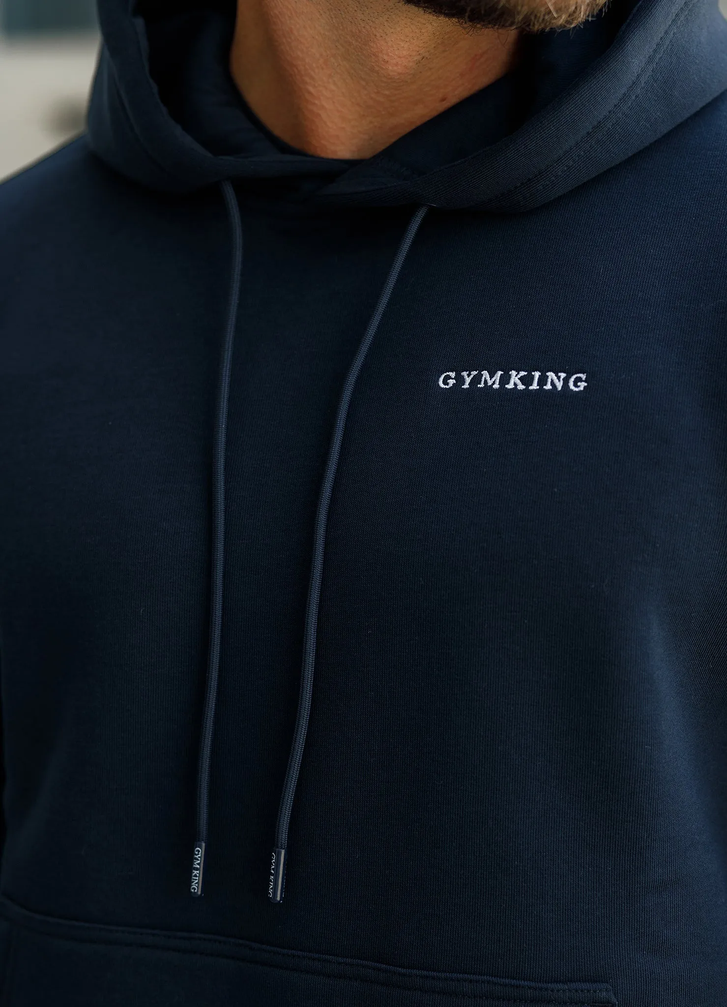 Gym King Linear Fundamental Hood - Navy