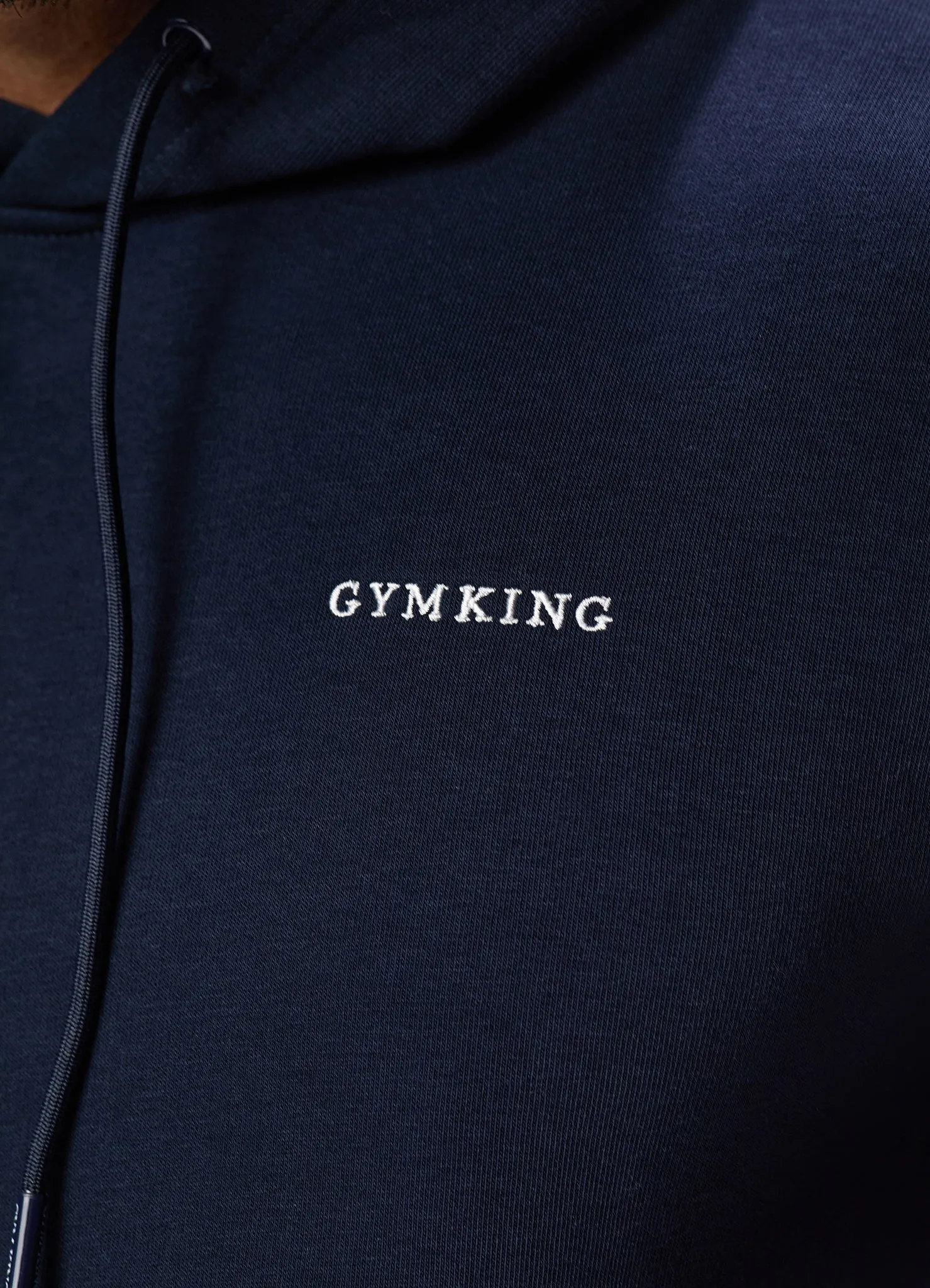 Gym King Linear Fundamental Hood - Navy