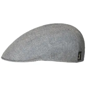 Herringbone Premium Flat Cap by Borsalino