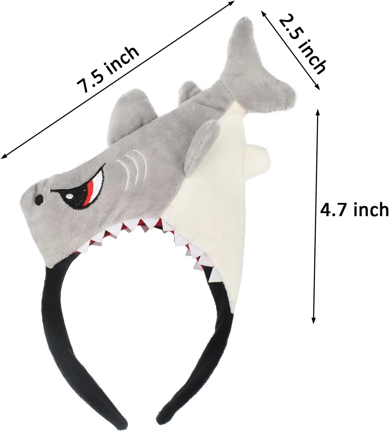 HODRME Plush Animal Ears and Horns Headband-Halloween Christmas Festival Theme Party Animal Cosplay Costume Headbands