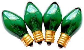 Hometown Holidays 19155 Replacement Bulb, 5 W, Candelabra Lamp Base, Incandescent Lamp, Transparent Green Light :BX 25: QUANTITY: 1