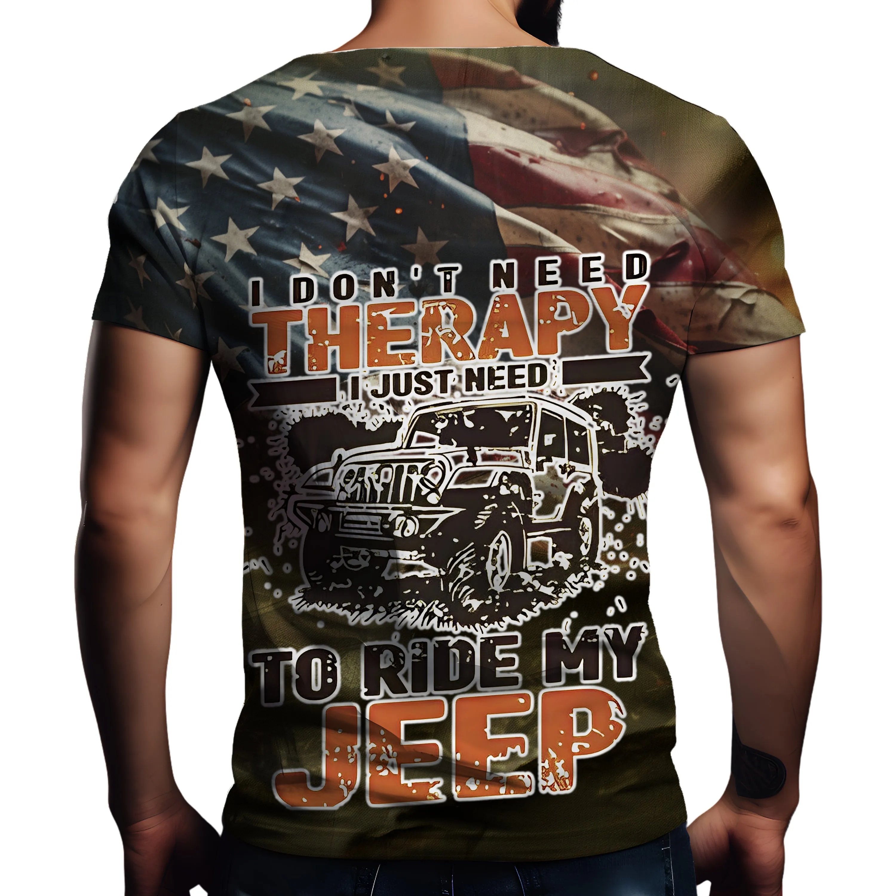 I don't need Therapy I just need to ride my Jeep - T-Shirt