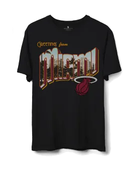 Junk Food Miami HEAT Postcard Tee