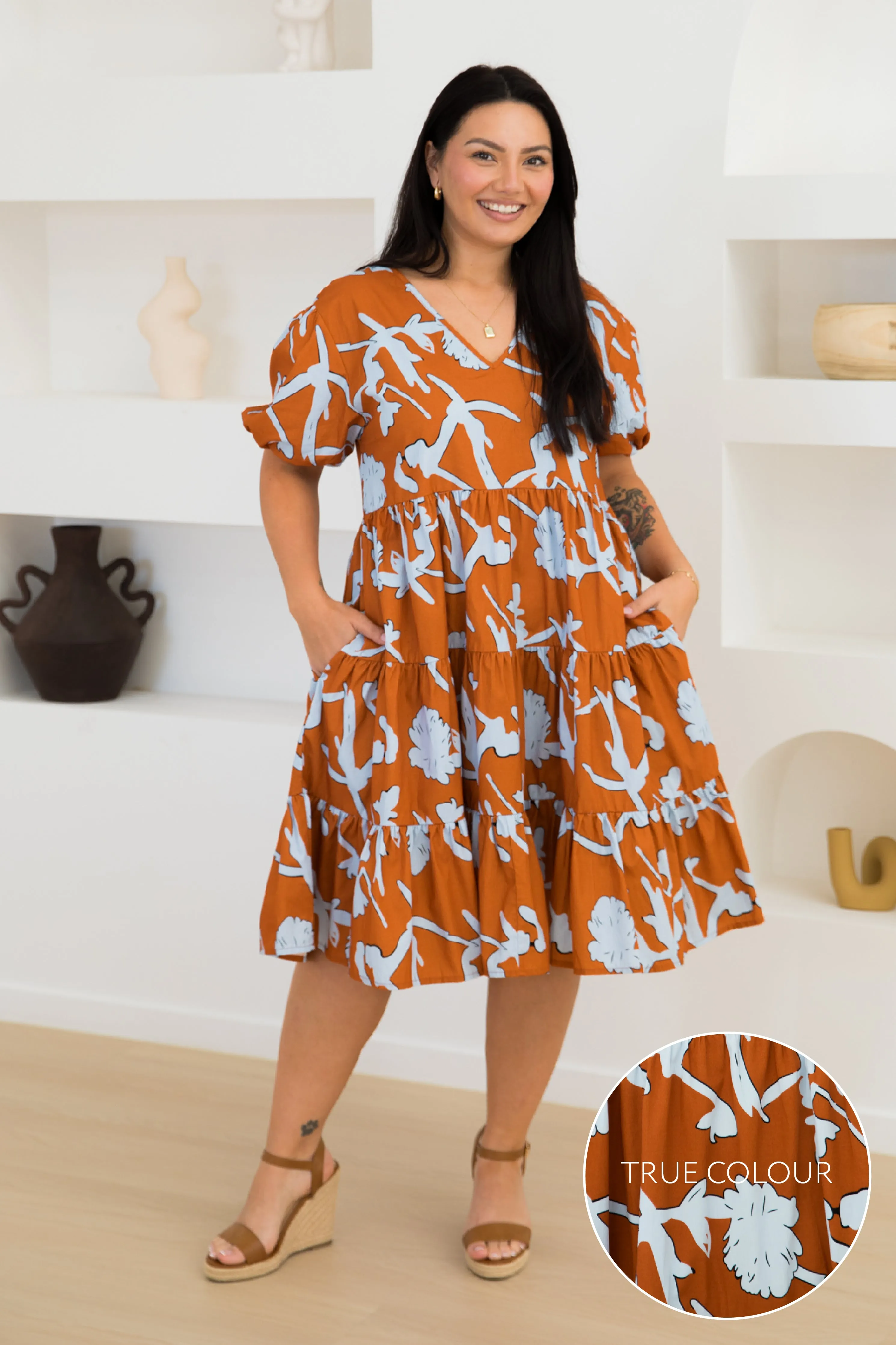 Kiki Dress in Myrtle
