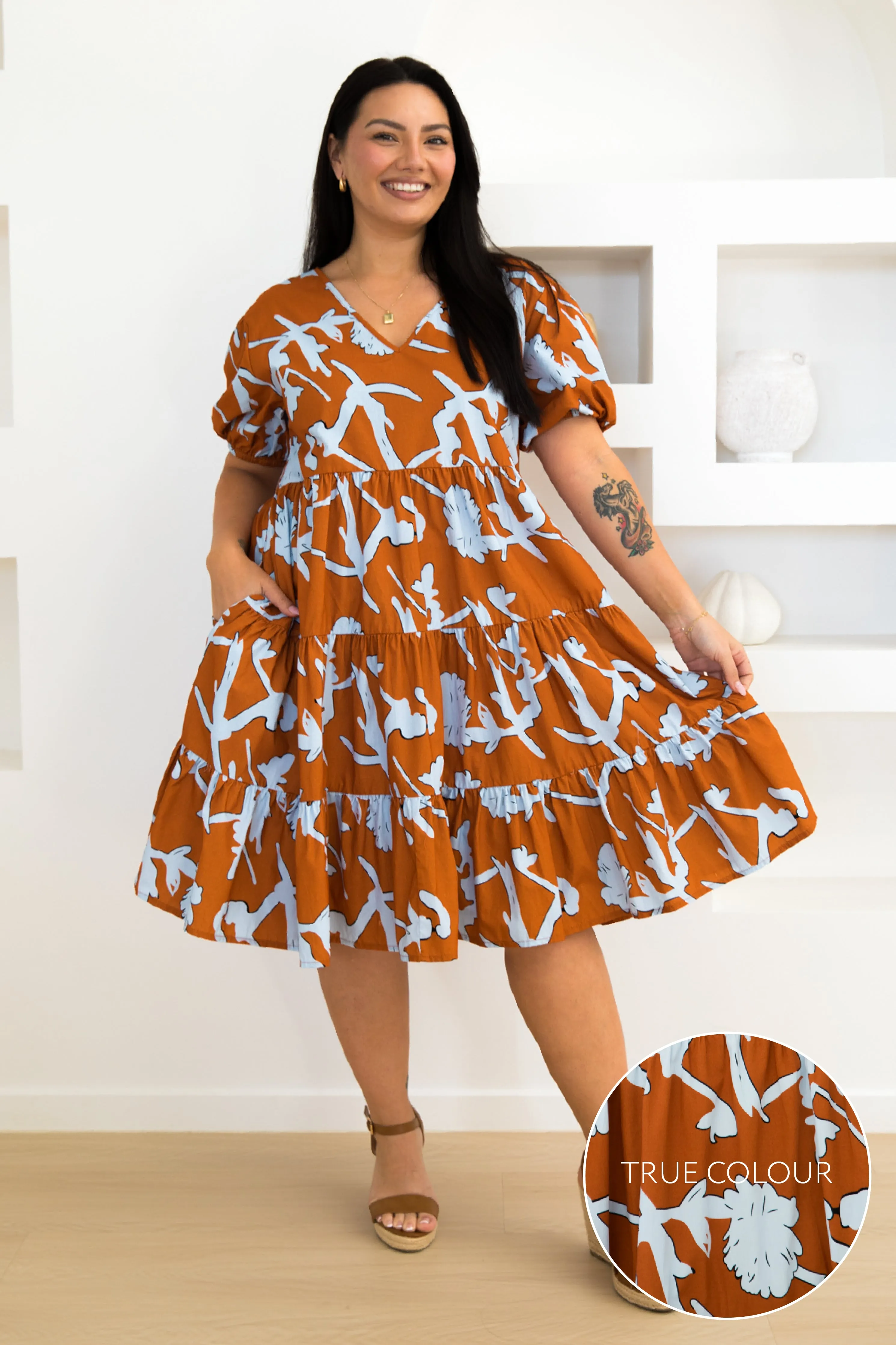 Kiki Dress in Myrtle