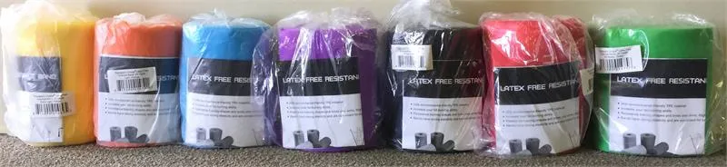 Latex-Free 25 Yard Bulk Roll Resistance Bands