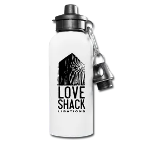 Love Shack Libations - Black Logo Water Bottle