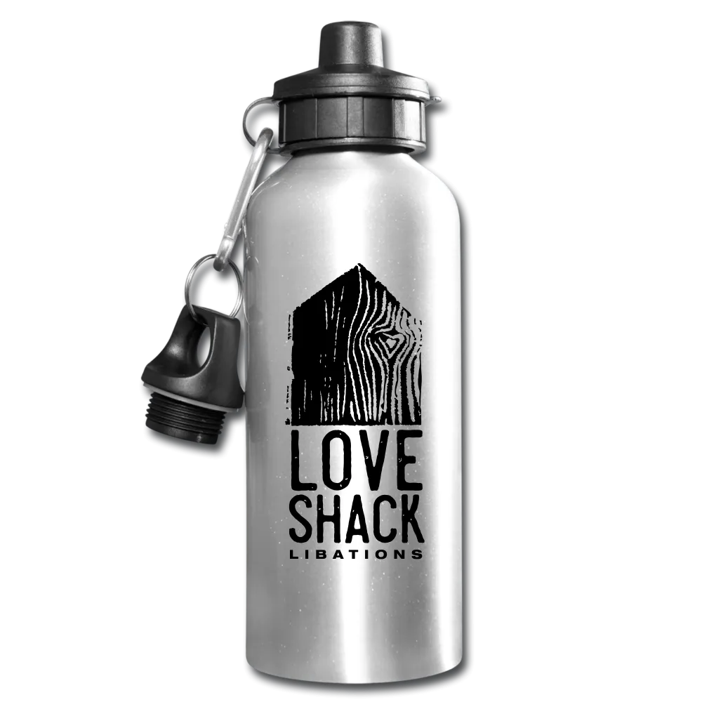 Love Shack Libations - Black Logo Water Bottle