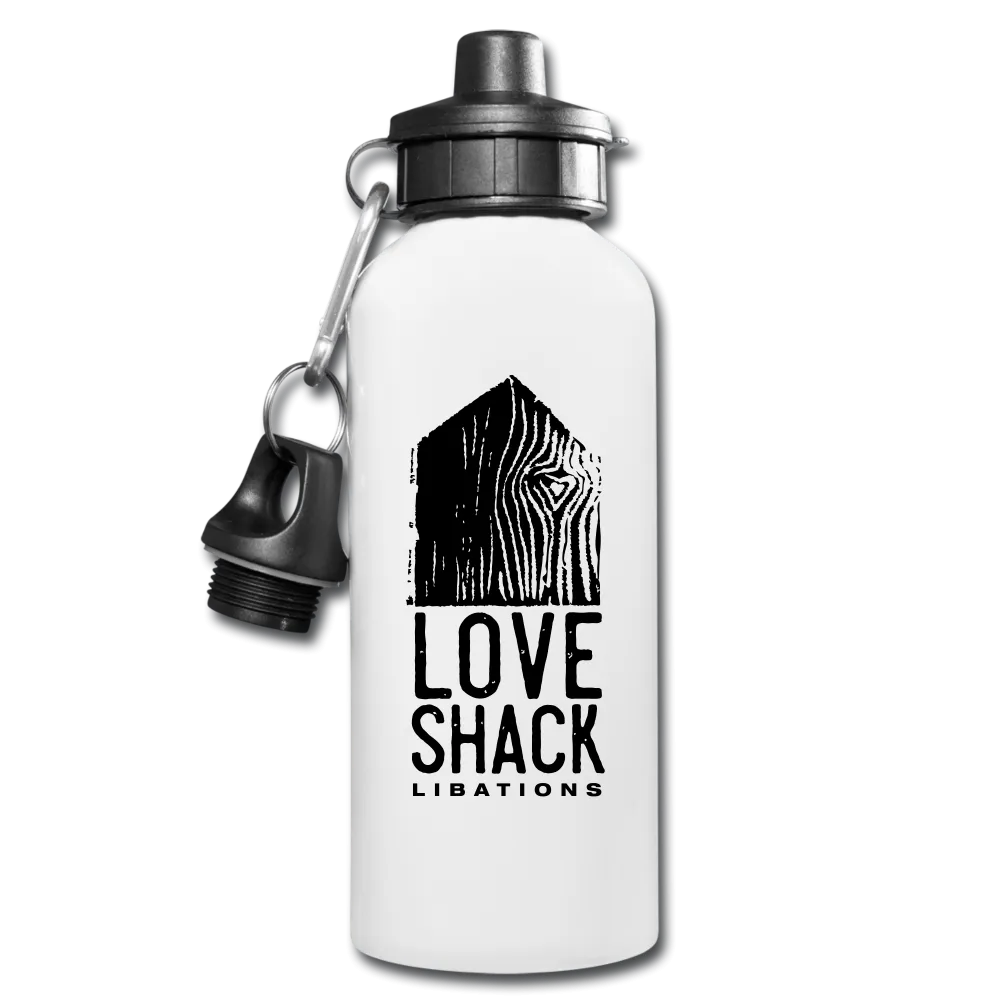 Love Shack Libations - Black Logo Water Bottle
