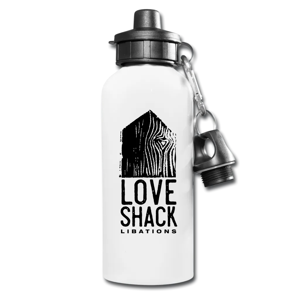 Love Shack Libations - Black Logo Water Bottle