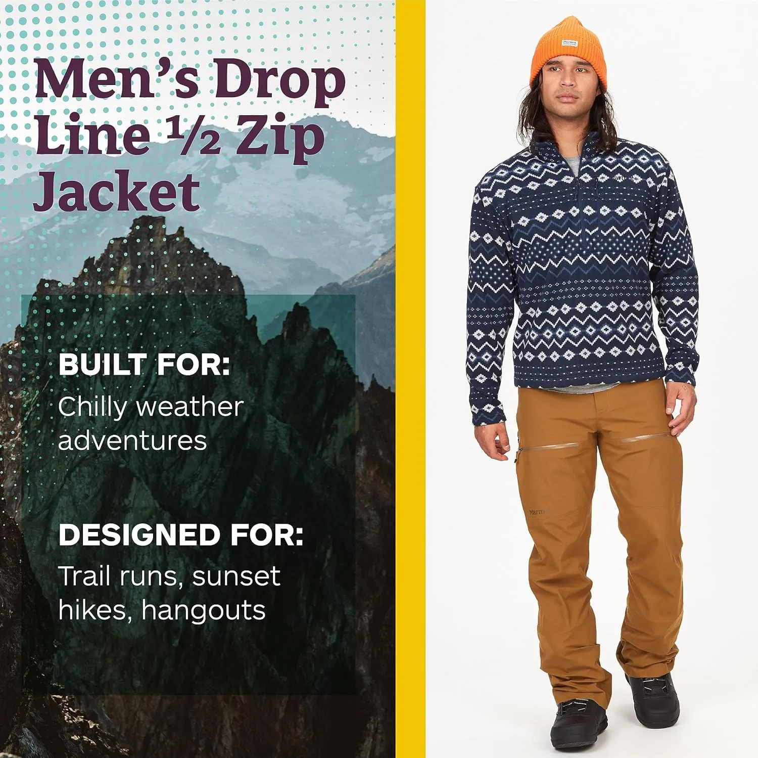 MARMOT Men's Drop Line 1/2 Zip