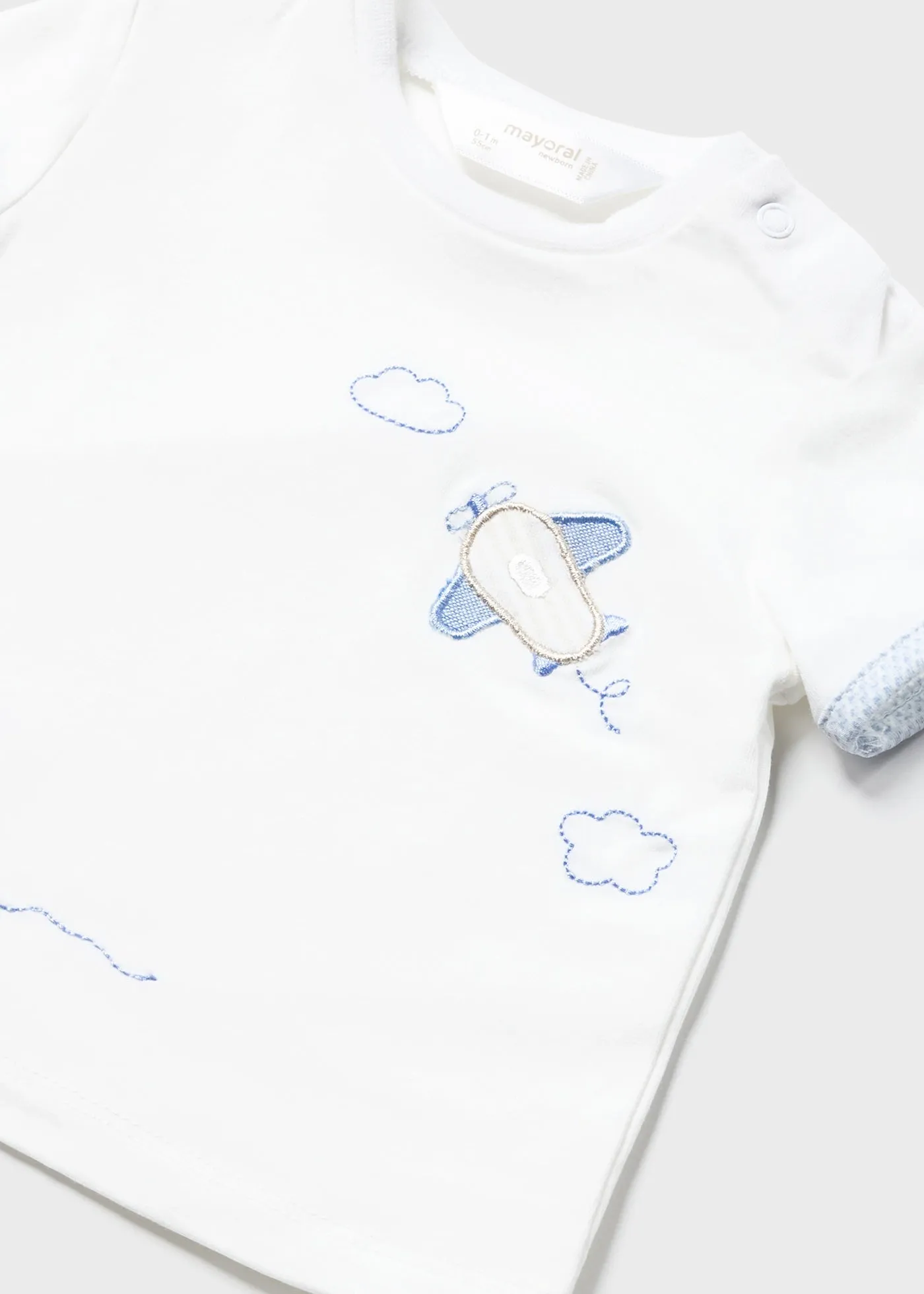 Mayoral Newborn Boy 4-piece Tshirts and Shorts Set