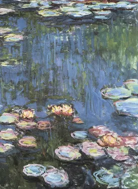 Monet Water Lilies Notebook Paperback  Notebook, December 21, 2000