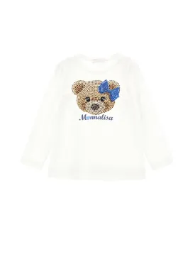 Monnalisa - Navy Teddy Short Set