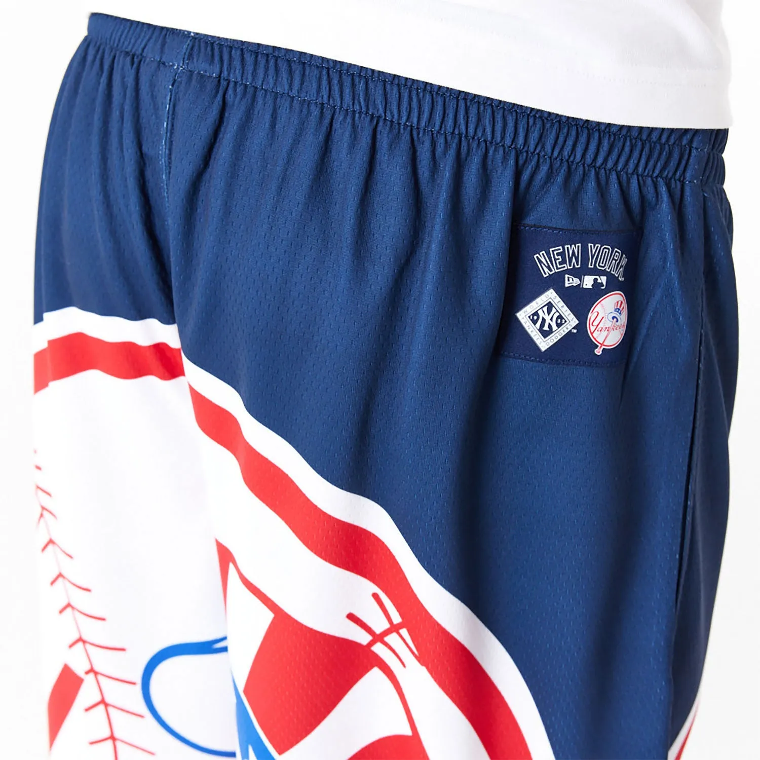 NEW ERA New York Yankees MLB Large Logo Dark Blue Shorts