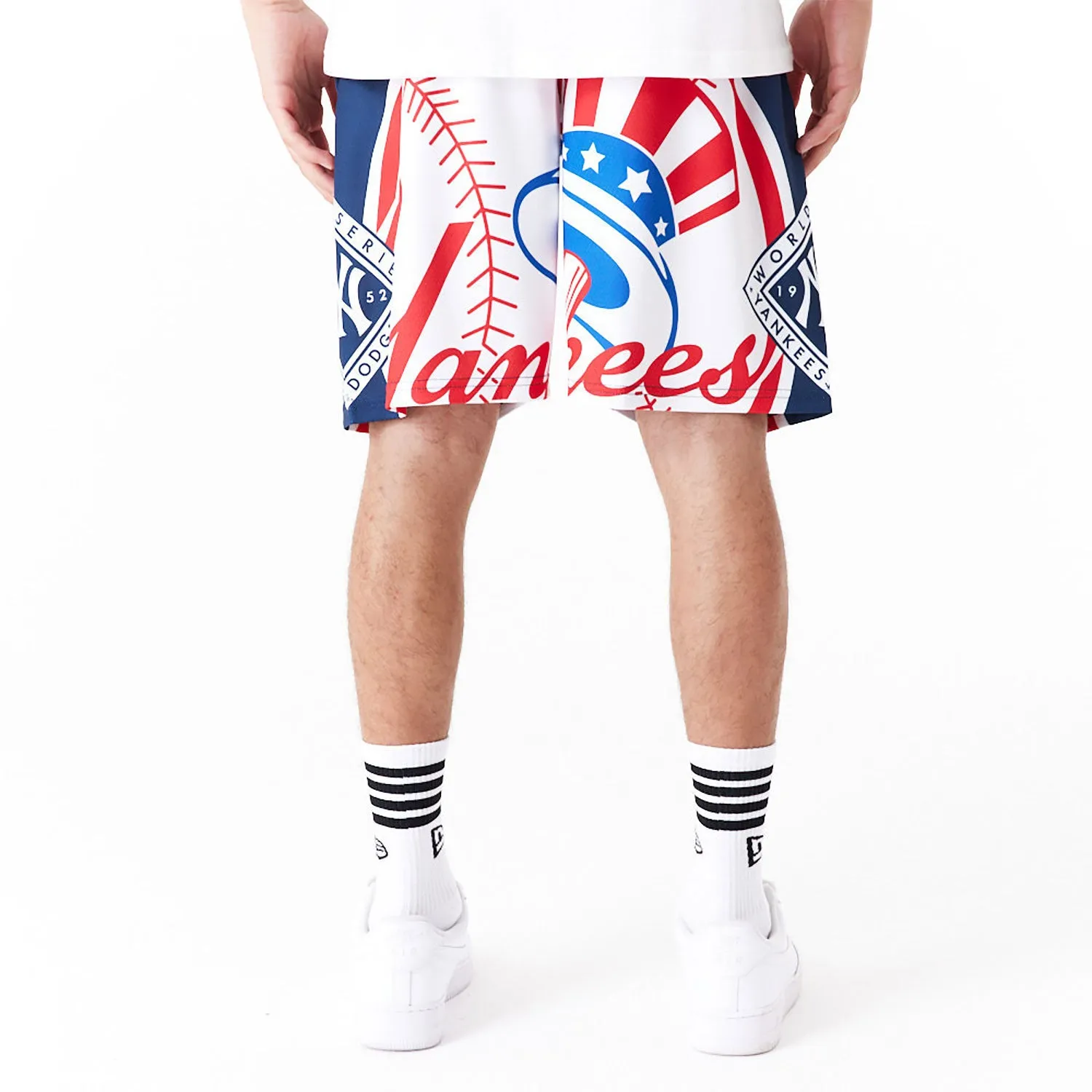 NEW ERA New York Yankees MLB Large Logo Dark Blue Shorts